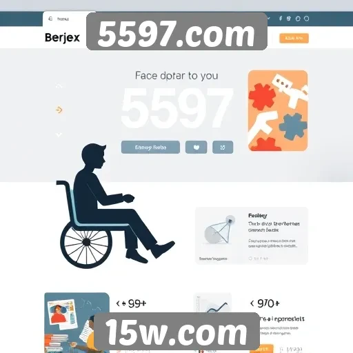Acessibilidade e design do site 5597.com analisados