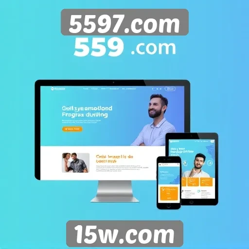 Plataforma 5597.com se destaca pelo design responsivo